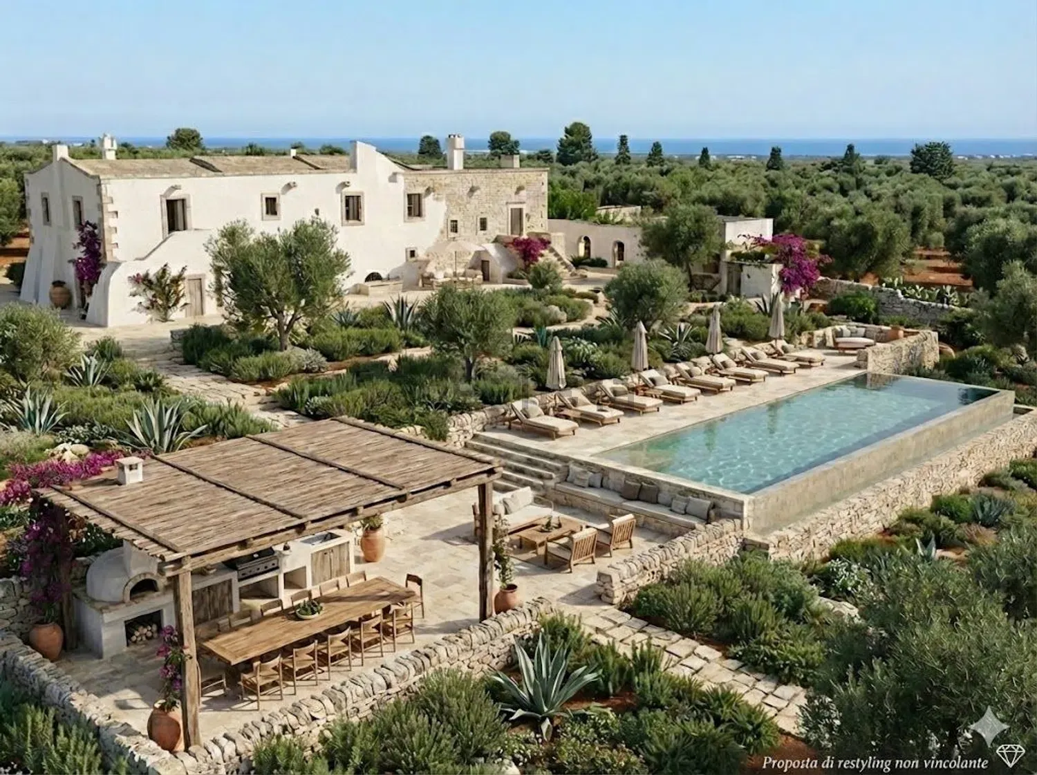 Luxury masseria in Ostuni, Puglia